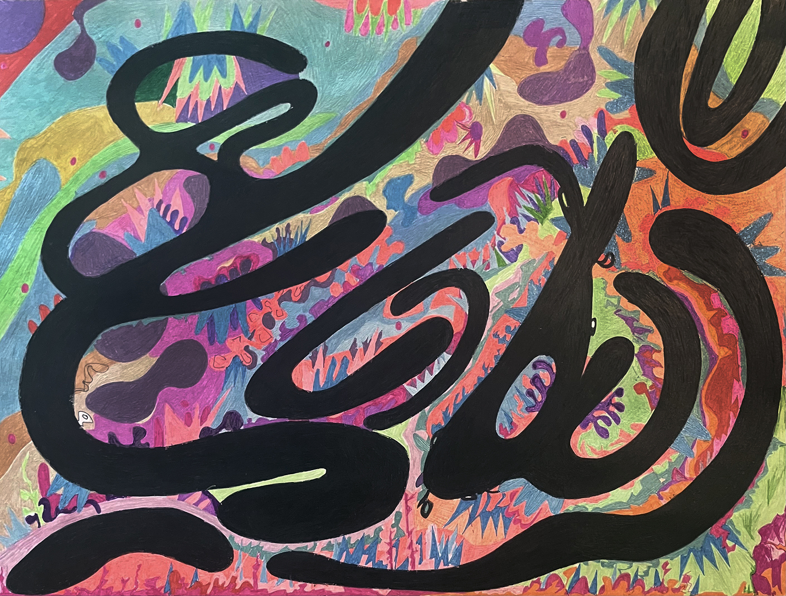 Abstract Drawing By Colin Gabriel