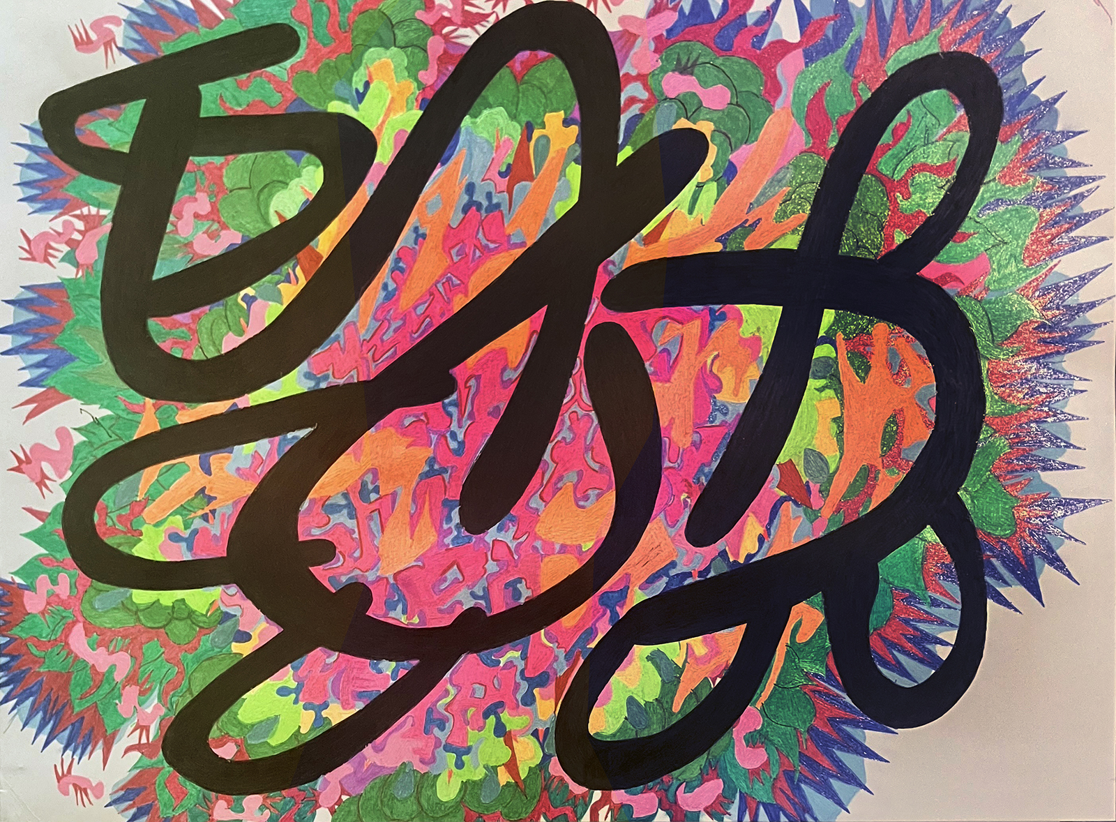 Abstract Drawing By Colin Gabriel