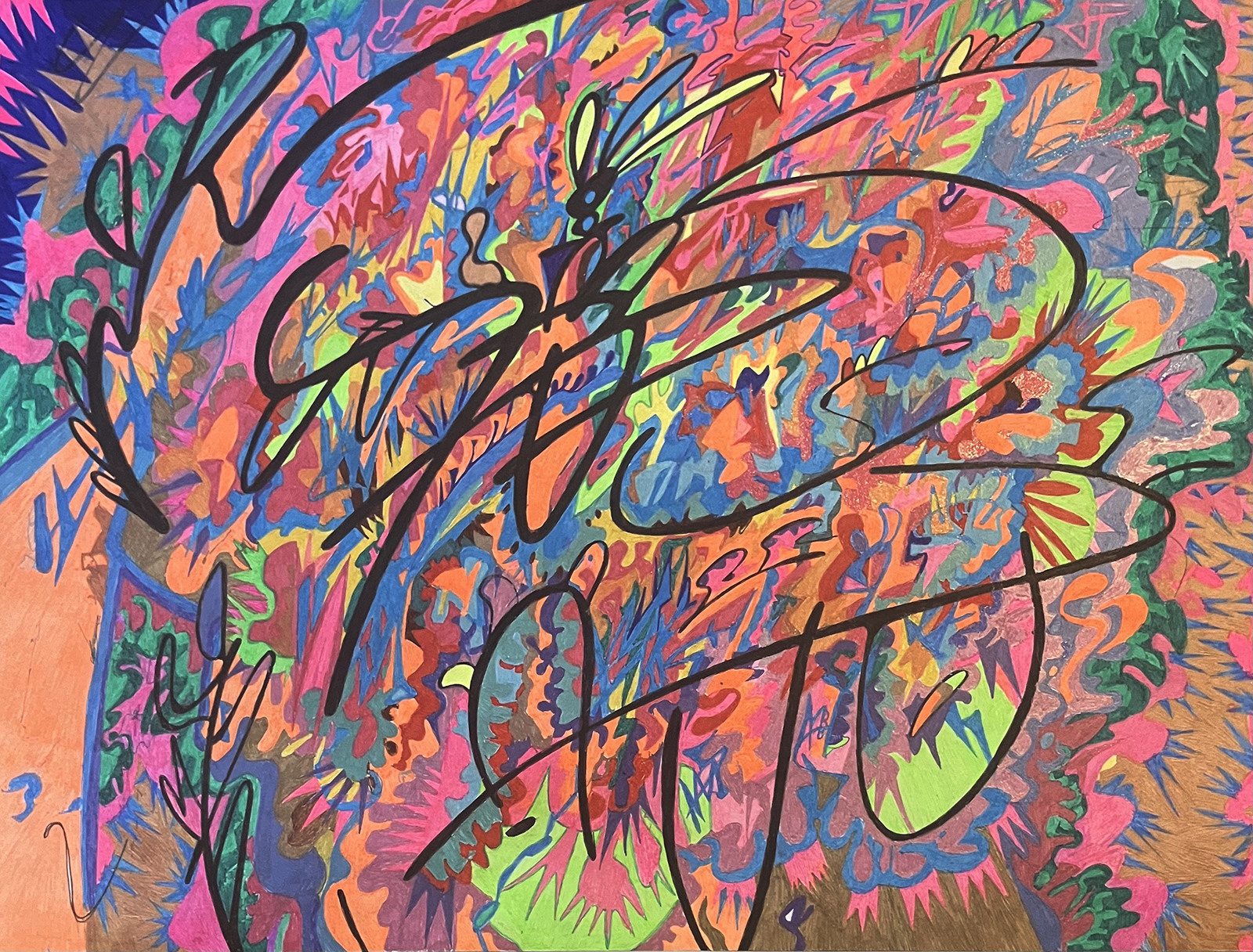 Abstract Drawing By Colin Gabriel